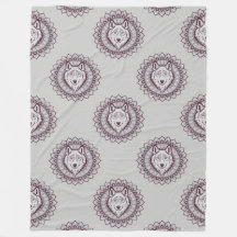 Cool Animal Pattern - Wolf Head Mandala 1