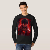 Cool Anime Imprimé tissu doux Hommes T-shirt compl (Devant entier)
