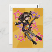 Cool Anime Manga Eyes Graphics Kinderen Briefkaart (Voorkant / Achterkant)