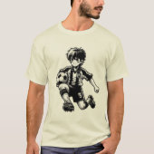 Cool Anime Soccer Player T-shirt (Devant)