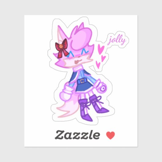 Cool Anthro Animal Version 2 Laptop Sticker (Vel)