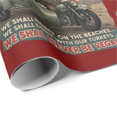Cool anti-veganistisch cadeaupapier (Rol Hoek)