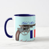 Cool antiek Lebel French revolver mok design (Links)