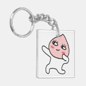 Cool Apeach Sleutelhanger (Voorkant Links)