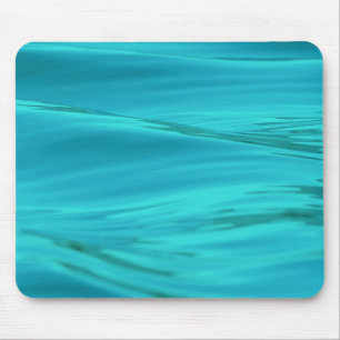 Cool Aqua Blue Summer Water Ripples Muismat