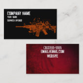 Cool Ar 15 rood Visitekaartje (Voorkant / Achterkant)