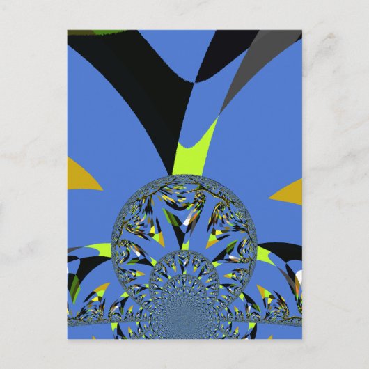 Cool Arches met Fractal Spheres Art Design Briefkaart (Voorkant)