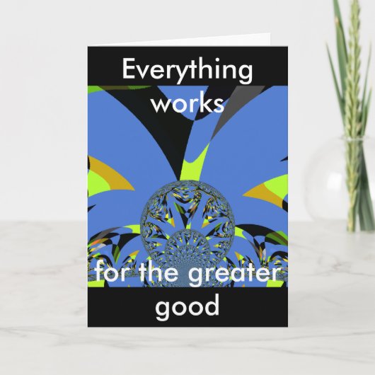 Cool Arches met Fractal Spheres Art Design Kaart (Voorkant)