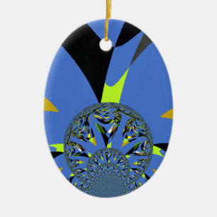 Cool Arches met Fractal Spheres Art Design Keramisch Ornament