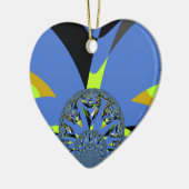 Cool Arches met Fractal Spheres Art Design Keramisch Ornament (Links)