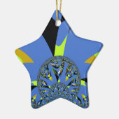 Cool Arches met Fractal Spheres Art Design Keramisch Ornament (Links)