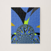 Cool Arches met Fractal Spheres Art Design Legpuzzel (Verticaal)