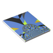 Cool Arches met Fractal Spheres Art Design Notitieblok (Schuin)