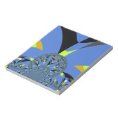 Cool Arches met Fractal Spheres Art Design Notitieblok (Gedraaid)