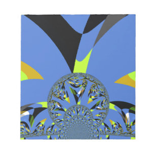 Cool Arches met Fractal Spheres Art Design Notitieblok