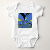 Cool Arches met Fractal Spheres Art Design Romper (Voorkant)