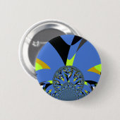 Cool Arches met Fractal Spheres Art Design Ronde Button 5,7 Cm (Voorkant /achterkant)