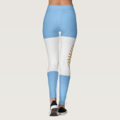 Cool Argentina Flag Mode Leggings (Achterkant)