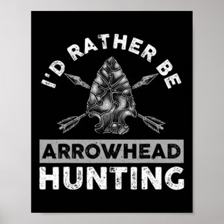 Cool Arrowhad-ontwerp voor mannen Arrowiad Hunt Poster