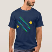 Cool Art abstract Vector Design mannen T-shirt (Voorkant)