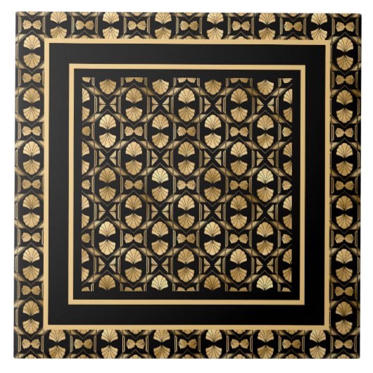 Cool Art Deco Decor Tegeltje (Voorkant)