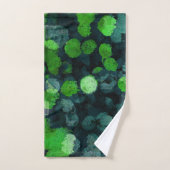Cool, art unique floral / fleuriste motif (Serviette à main)
