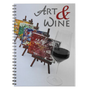 Cool Art & Wine Photo Notitieboek! Notitieboek