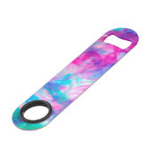 Cool Artsy Girly Purple Rose Blue Tie Dye Motif (Dos Angle)