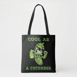 Cool as a Cucumber Gangster Pickle Vegetables Draagtas