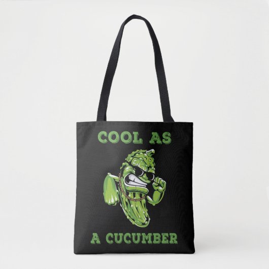 Cool as a Cucumber Gangster Pickle Vegetables Draagtas (Voorkant)