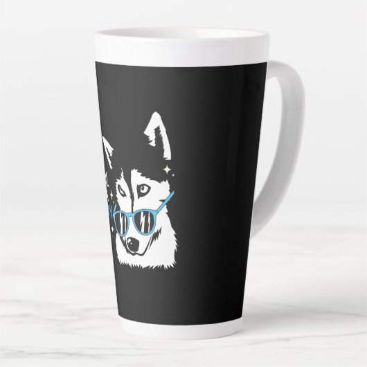 Cool as a Husky Dog Latte Mok (Rechterhoek)
