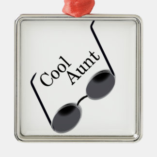 Cool Aunt Metalen Ornament