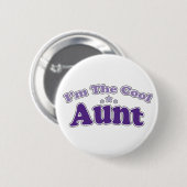 Cool Aunt Ronde Button 5,7 Cm (Voorkant /achterkant)