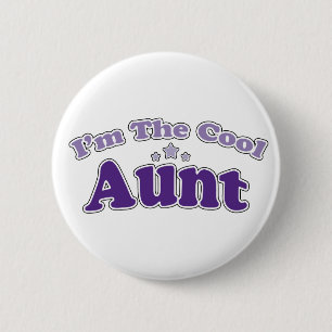 Cool Aunt Ronde Button 5,7 Cm