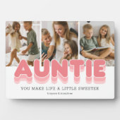 Cool Auntie Photo Collage Fotoplaat (voorkant)
