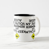 Cool Australia Tweekleurige Koffiemok (Voorkant rechts)