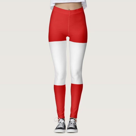 Cool Austria Flag Mode Leggings (Voorkant)