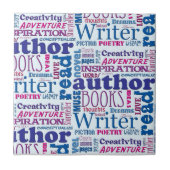 Cool Authors Pattern Tegeltje (Voorkant)