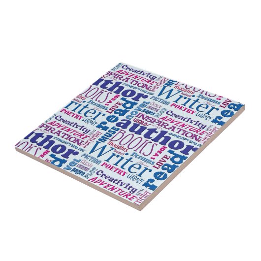 Cool Authors Pattern Tegeltje (Zijkant)