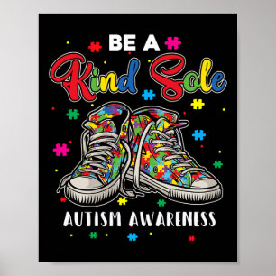 Cool Autisme Bewustzijn Wees Een Vriendelijke Ziel Poster
