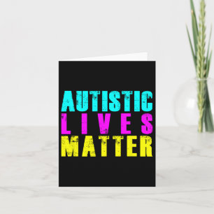 Cool Autistic Lives Autisme Bewustzijn Gift Kaart