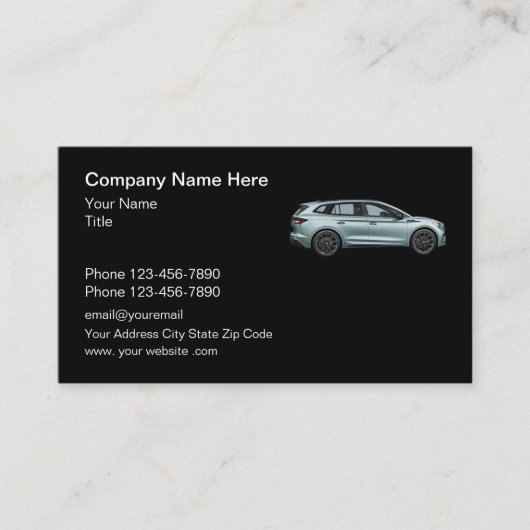 Cool Auto Broker Cartes de visite simples (Devant)