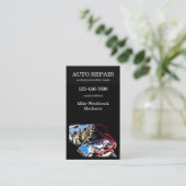 Cool Auto Repair Service Visitekaartje (Staand voorkant)
