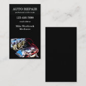 Cool Auto Repair Service Visitekaartje (Voorkant / Achterkant)