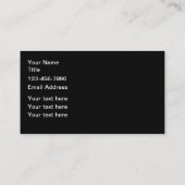 Cool Automotive Carte de visite unique (Dos)