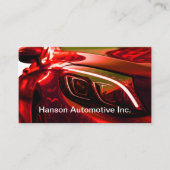 Cool Automotive Cartes de visite Design (Devant)