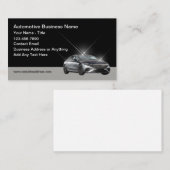 Cool Automotive Cartes de visite Design (Devant / Derrière)