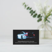 Cool Automotive Cartes de visite modernes (Debout devant)