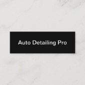 Cool Automotive Détail Budget Cartes d'Affaires (Devant)