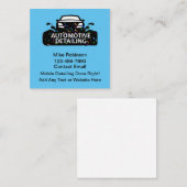 Cool Automotive Détail Carte de visite unique (Devant / Derrière)